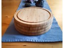 Breakfast board made of solid bamboo