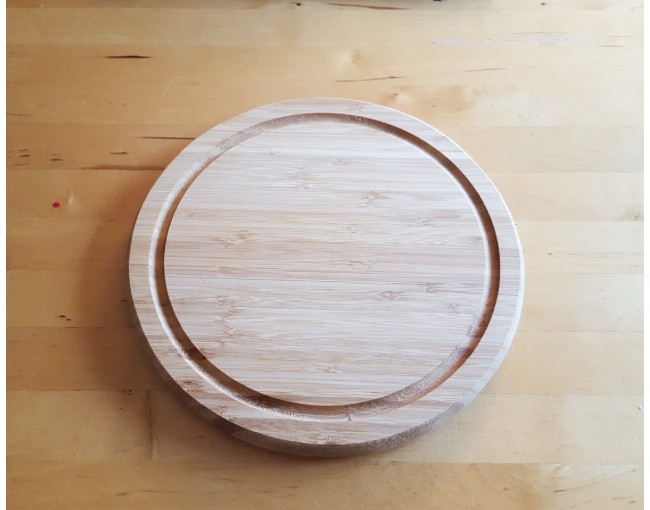 Breakfast board made of solid bamboo