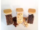 Geschenkset schmale quadratische Gewürzgläser 12er Set