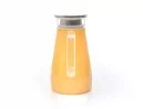 Glaskaraffe mit Edelstahldeckel  breit 1500 ml