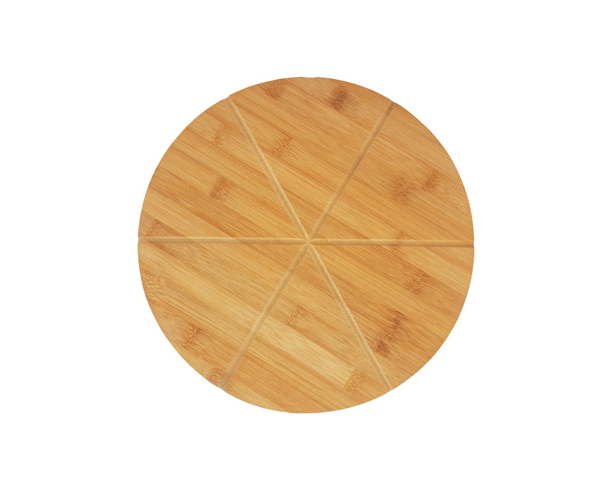 Large pizza plate made of bamboo