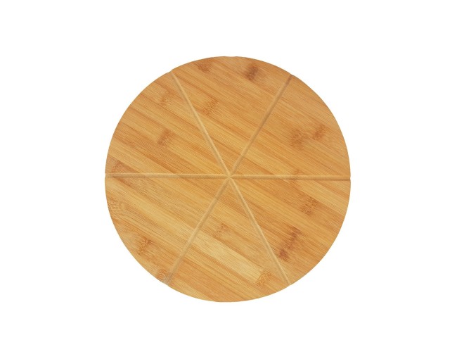 Large pizza plate made of bamboo