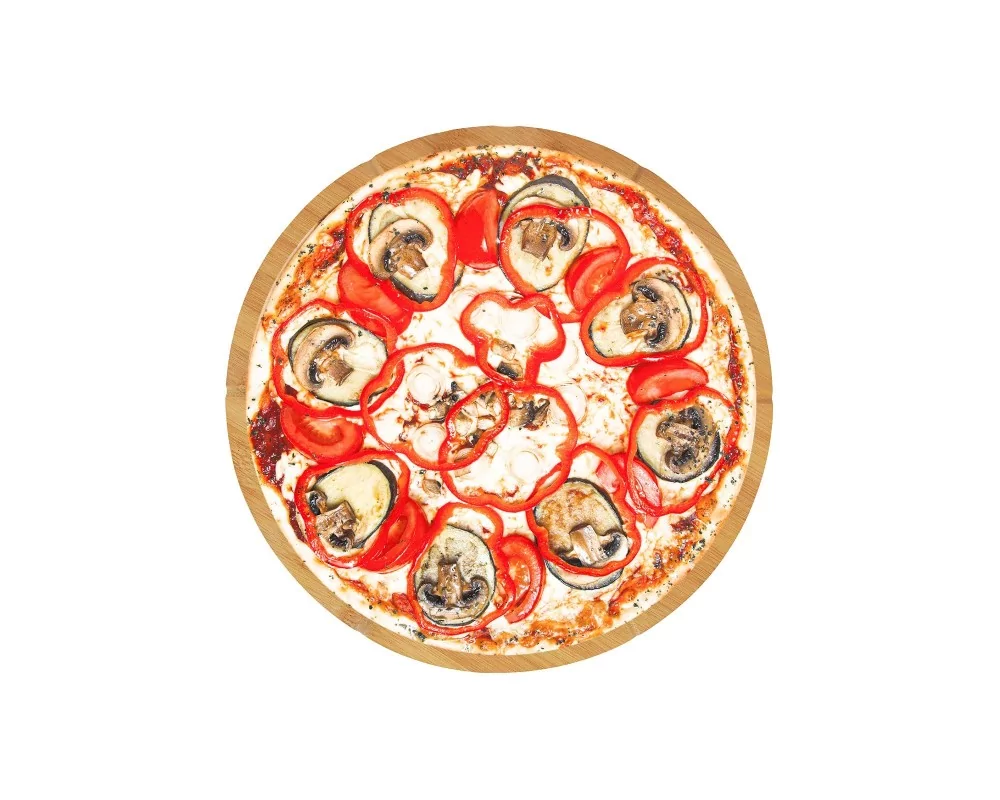 Grosser Pizzateller aus Bambus