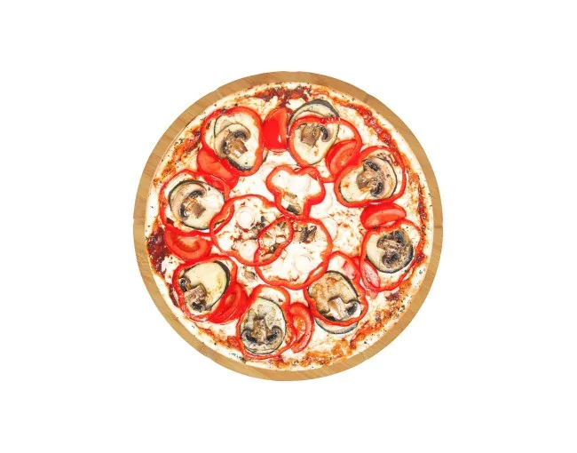 Grosser Pizzateller aus Bambus