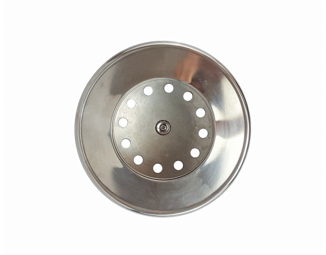 Compostiera in acciaio inox da 3 litri con filtro