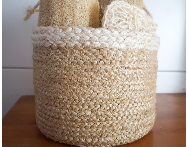 Jute seagrass basket set of 3