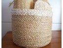 Jute seagrass basket set of 3