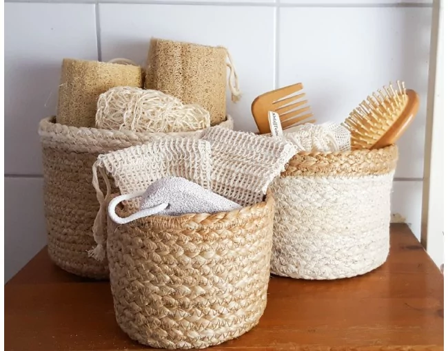 Korb Jute Seegras 3er Set