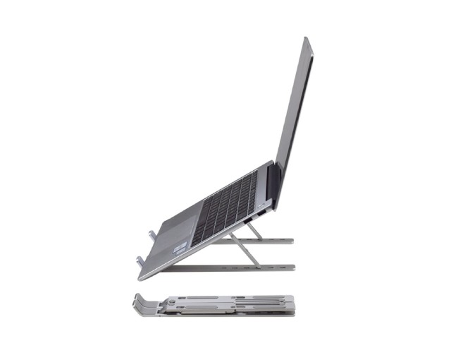 Mobile metal laptop stand
