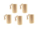 Loofah sponge set of 5, 7 cm