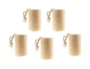 Luffa Schwamm 5er Set 7cm