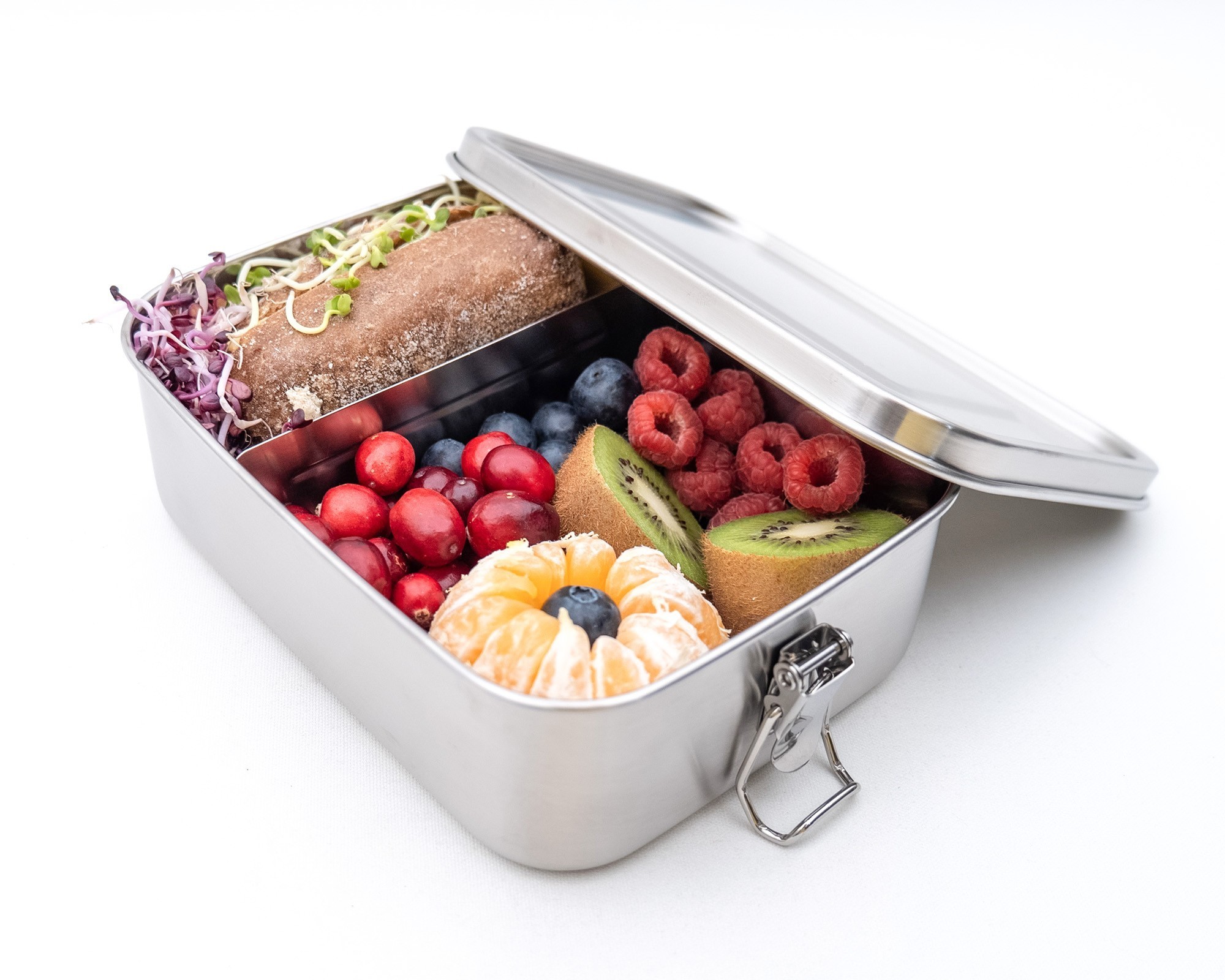 Lunch box con clip per rotolo 1200 ml