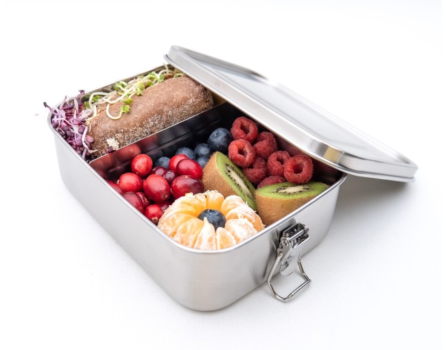 Lunch box con clip per rotolo 1200 ml