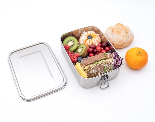 Boîte à lunch avec pinces à rouler 1200 ml