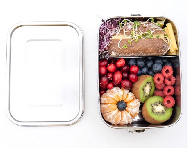 Lunch box con clip per rotolo 1200 ml