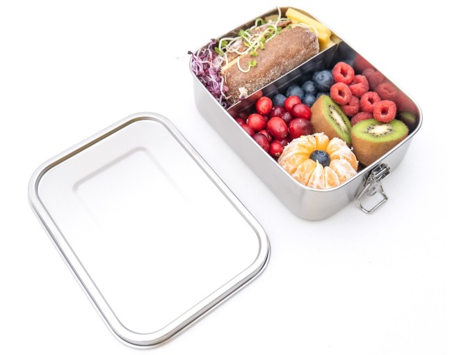 Lunch box con clip per rotolo 1200 ml