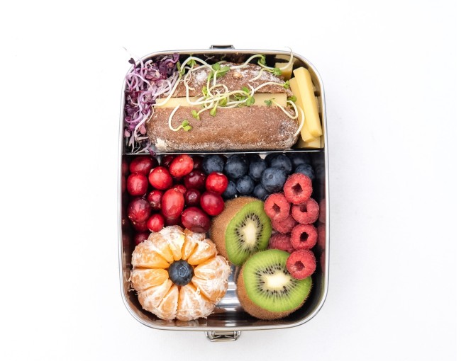 Lunch box con clip per rotolo 1200 ml