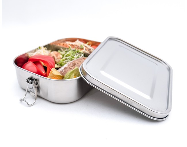 Boîte à lunch avec pinces à rouler 1400 ml