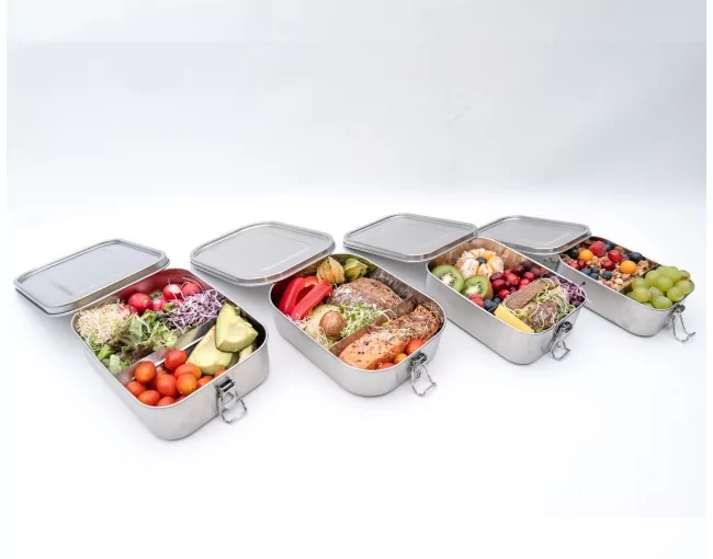 Lunchbox mit Rollclips 1200 ml