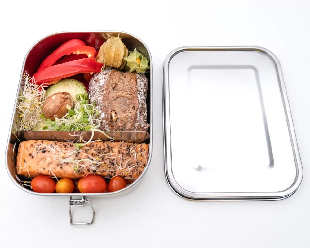 Lunchbox mit Rollclips 1400 ml