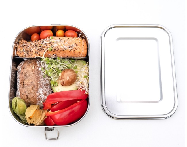 Lunch box con clip per rotolo 1400 ml