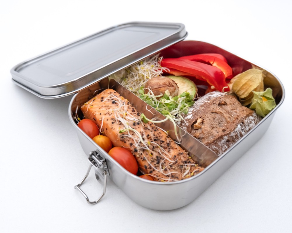 Lunchbox mit Rollclips 1400 ml