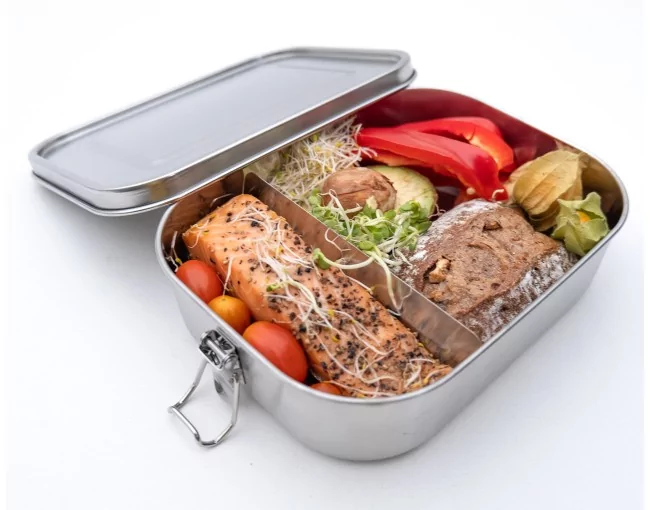 Lunchbox mit Rollclips 1400 ml