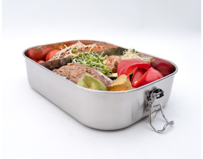 Lunch box con clip per rotolo 1400 ml