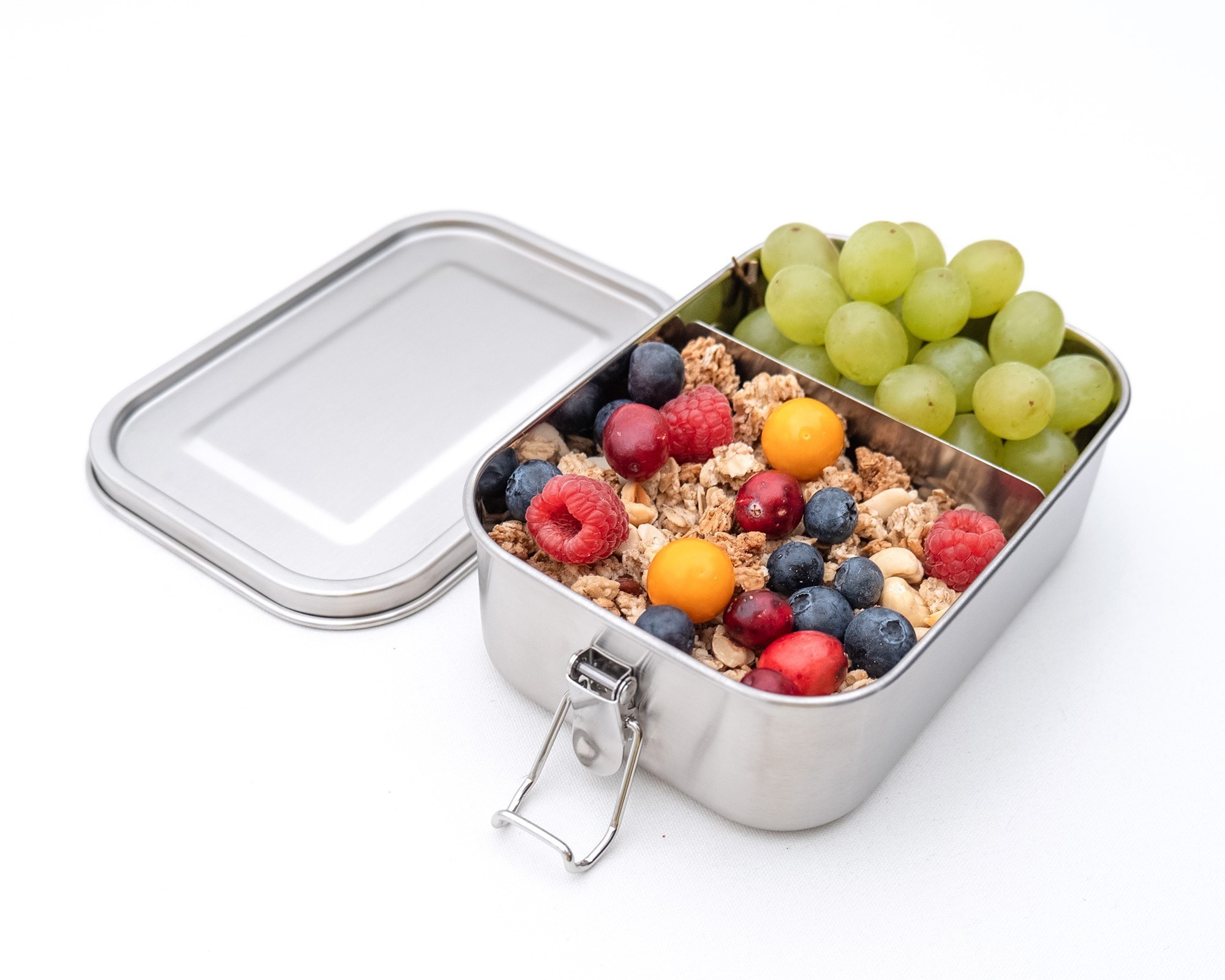 Lunch box with roll clips 800 ml