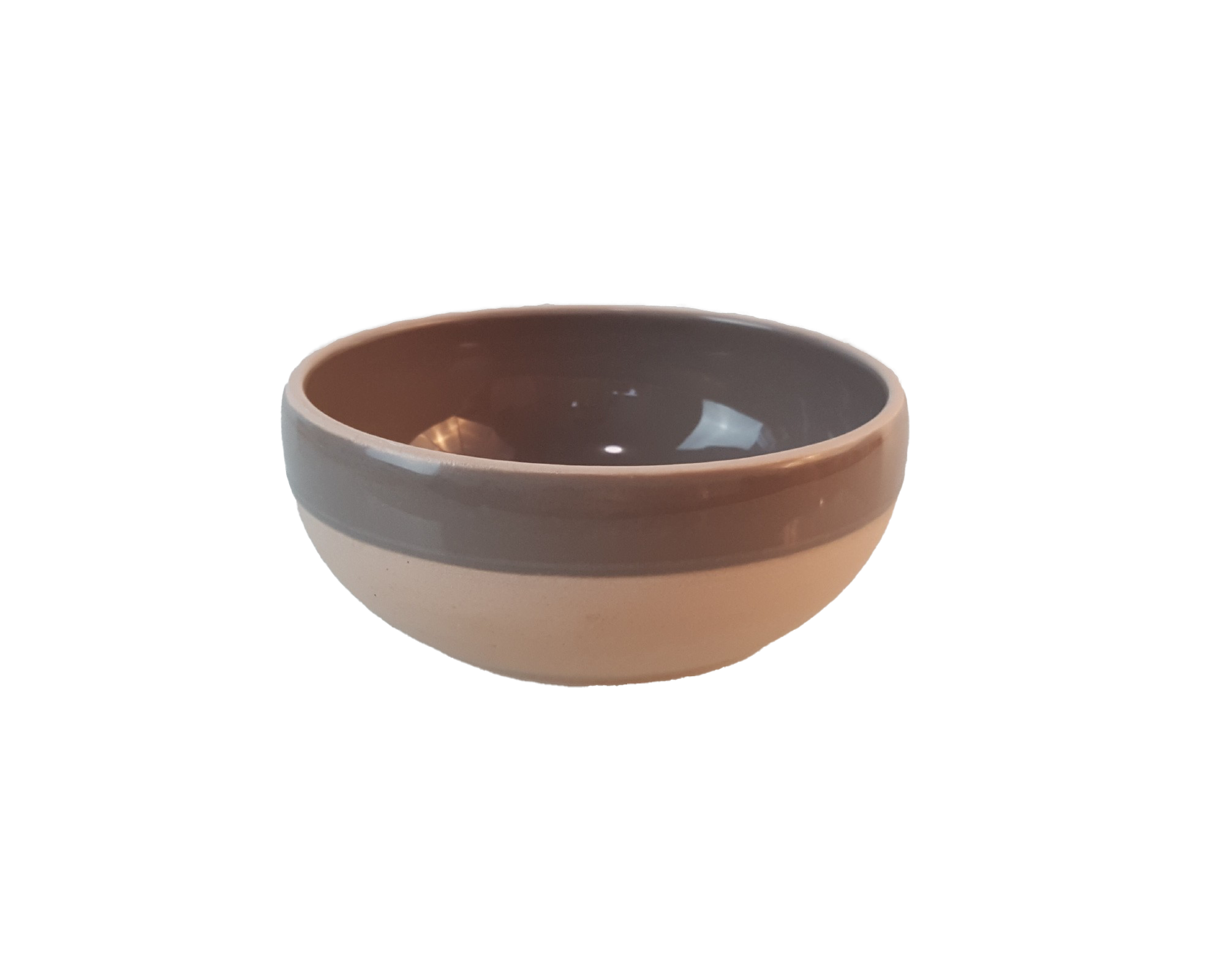 Ciotola per cereali beige-marrone