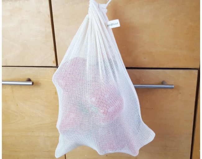 Fruit and vegetable bags cotton set of 3