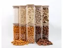 Schmale quadratische Vorratsgläser 14 cm hoch 10er Set