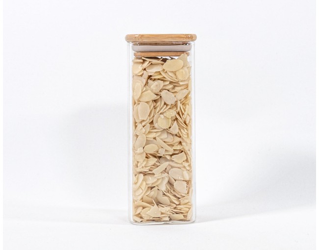 Schmale quadratische Vorratsgläser 16 cm hoch 10er Set