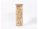 Schmale quadratische Vorratsgläser 16 cm hoch 10er Set