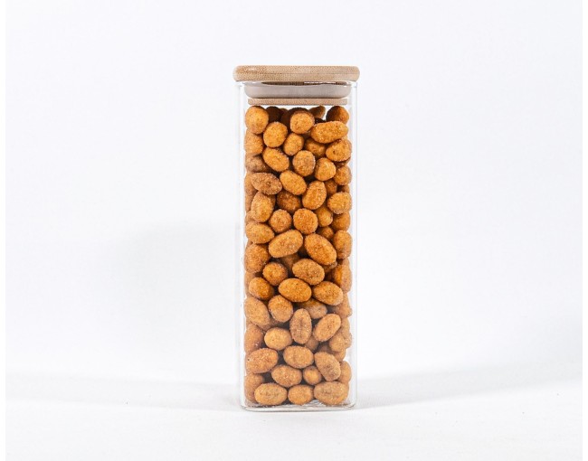 Barattoli di stoccaggio quadrati stretti alti 16 cm, set da 10