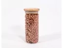 Schmale Gewürzgläser 14 cm hoch Bambusdeckel 10er Set