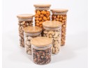 Slim storage jars set of 6 in 6 sizes