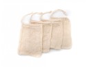 Sacs à savon en coton pour la douche, lot de 4