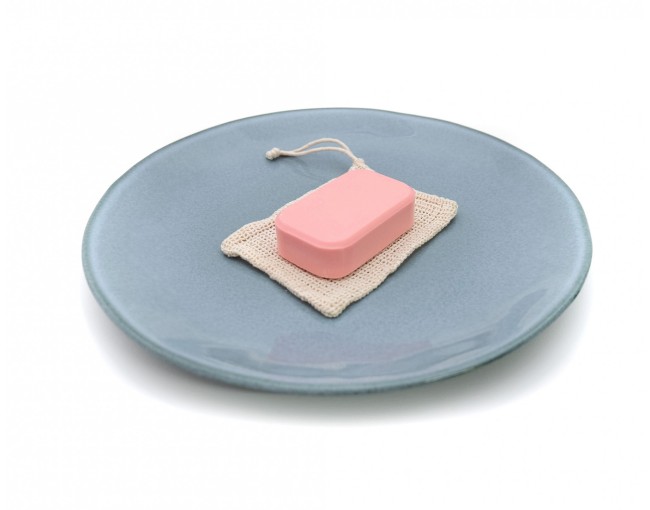 Sacchetti di sapone in cotone per la doccia, set da 4