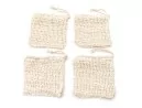 Seifenbeutel gross aus Sisal zum Duschen 4er Set