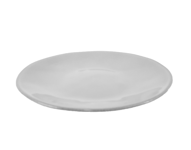 Assiette plate en céramique vert-bleu