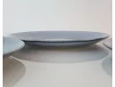 Speiseteller grünblau aus Keramik