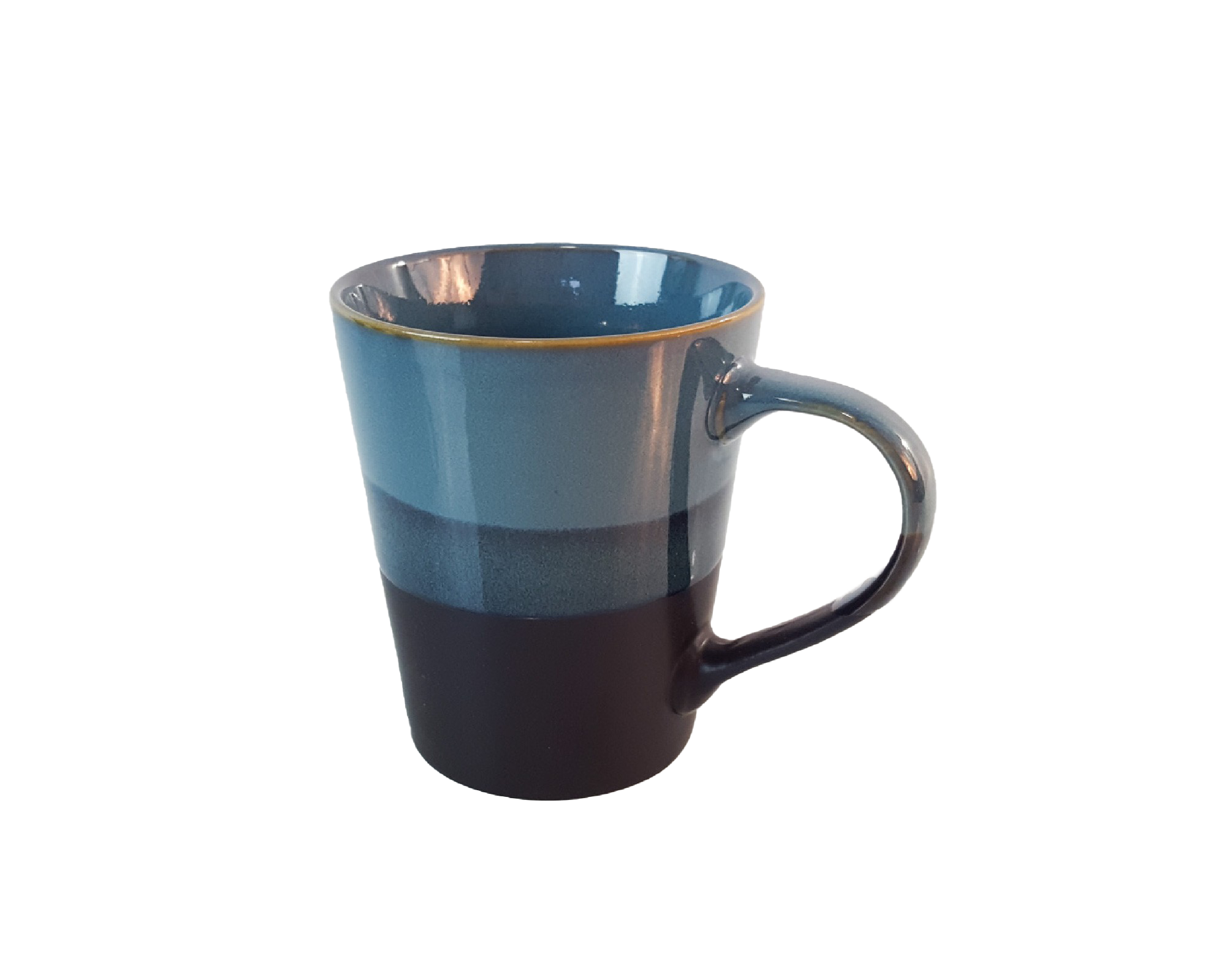 Tasse bleu-marron 360 ml