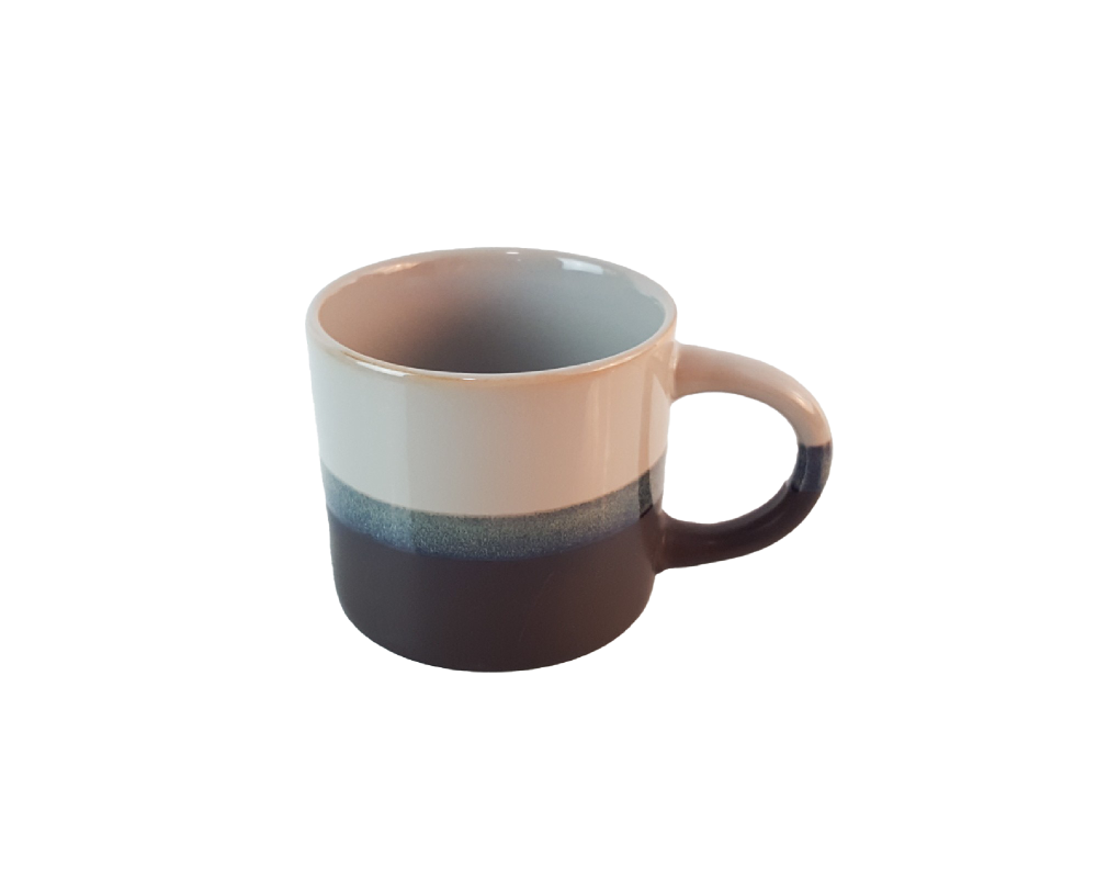 Tasse bleu-marron clair 340 ml