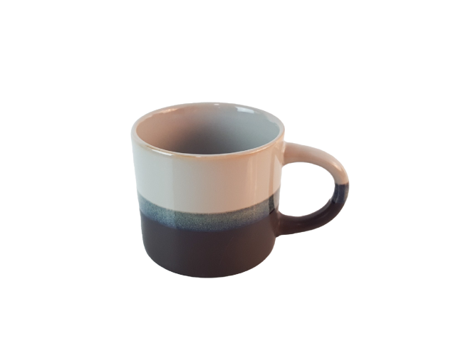 Tasse bleu-marron clair 340 ml