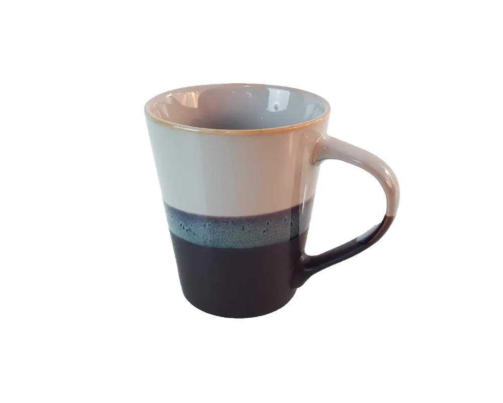 Tasse hellblaubraun 360ml