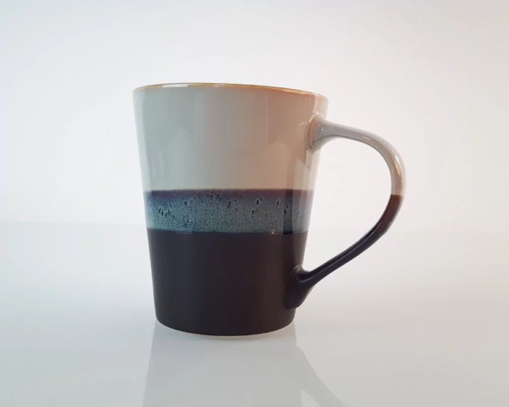 Tasse hellblaubraun 360ml