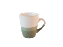Cup white-green 340ml