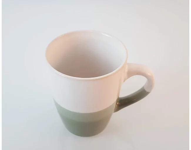 Tasse weissgrün 340ml