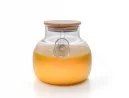Teekanne mit  Bambus-Deckel 1000 ml